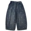 Pantalones Vaqueros para Niña Primavera y Otoño 2026 Nuevos Pantalones de Moda para Bebés Niñas, Ropa Exterior Versátil de Otoño para Niños Pantalones Largos