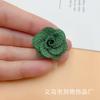 Punto 2 5cm Cáñamo de perla Camelia florcita hecha a mano diy adornos para el cabello pendientes corsage accesorios para la ropa accesorios