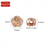 Qk157 Fabricante Produce y Vende Cuentas Espaciadoras Flor de Rosa con Agujero Grande Accesorios de Joyería Colgante para Pulsera Collar DIY Aleación de Zinc