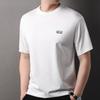 Camiseta de Manga Corta para Hombre Hengyuanxiang Cool Salona 2025 Verano Nueva Camiseta Holgada Color Puro Manga Corta para Hombre