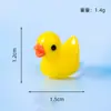 Micro Paisaje Lindo Color Sólido Patito Adornos para el Hogar Sala de Estar Escritorio Manualidades Decorativas Creativas de Resina Adornos Pequeños