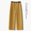Jeans de Tencel Personalizados de Pierna Ancha Estrecha para Mujer, Estilo Delgado, Novedad Verano 2026 Pantalones Casuales Sueltos de Caída de Cintura Alta