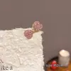Pinza para el pelo de alta gama estilo coreano con lazo de pedrería para mujer, Pinza dulce y versátil para flequillo lateral, Accesorio para el cabello