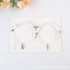 Directo de Fábrica Pulsera de Cuerda Milanés Estilo Coreano para Pareja Cerradura de Llave Yongjie Tongxin regalo para pareja hombres y mujeres amantes