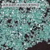 Azul Lago Hielo Transparente Flor de Hielo Triturado Punta Inferior Forma de Gota de Agua Arte de Uñas Mini Irregulares Circonita Mini Venta Caliente Decoraciones Mixtas para Uñas