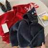 Suéter Unisex Infantil Otoño/Invierno 2026, Tejido de Punto con Capucha de Color Sólido, Suéter Lindo, Envío Directo Transfronterizo