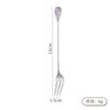 Cuchara Creativa 430 Acero Inoxidable Aspecto de Joya Cuchara para Remover Cuchara de Café Cuchara de Postre Cuchara para Helado Cuchara para Helado