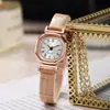 Nuevo Reloj de Mujer Fresco y Artístico Estilo Bosque de Nicho, Reloj de Cuarzo Vintage Octagonal con Correa de Cuero Romano para Estudiante