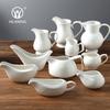 Cuchara de Leche Cerámica Cubo de Jugo Lechera Creativa Olla de Leche para el Hogar Estilo Occidental Taza de Leche Blanca Pura Lechera de Hotel Taza de Leche Personalizable
