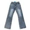 Jeans acampanados 517 de mármol con un estilo limpio, azul hielo, estilo nicho de alta gama, pantalones que alargan y estilizan