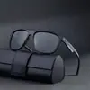 Gafas de sol polarizadas de moda con montura cuadrada nueva para hombre 2026, estilo retro, gafas de sol personalizadas para protección solar al aire libre al conducir para hombre, transfronterizas
