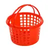 Suministro de Fábrica Cesta de Plástico para Recolección de Frutas Cesta Redonda de Mano Cesta para Bayas de Cera Cesta para Huevos Cesta para Fresas de Mano Cesta para Cerezas