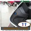 Tornillos de aleación de titanio para motocicleta Zxjc Zhang Xue 500 Rr, Tornillos modificados, Titanio quemado dorado, Negro caramelo