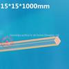 Barra quadrada acrílica transparente de 15mm barra quadrada orgânica barra guia de luz PMMA cristal barra de reforço barra de divisão fabricante