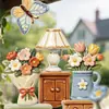 Pacote de Adesivos de Cartão Rígido Retro Story, Série Coleção Coisas Quentes, Tema Adesivo Pequeno Vida Diária Decoração DIY