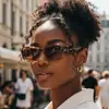 Gafas de sol cuadradas estilo europeo y americano 2026 para hombre y mujer, Gafas de sol versátiles de moda Hip-Hop con personalidad, Estilo callejero casual