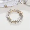 Diadema de Felpa Envuelto Color Macarrón con Colores Contrastantes, Cuerda para Cola de Caballo Simple y Versátil, Accesorio para el Cabello, Moda Coreana Dulce