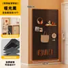 Estante de almacenamiento con panel perforado, estante de pared para entrada, escritorio de computadora de pared para estudio, estante de almacenamiento de escritorio decorativo, estante de exhibición