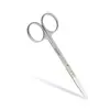 Venta al por mayor de fábrica tijeras para cejas de acero inoxidable codo corte de hilo tijeras para vello nasal tijeras de sastre herramientas de belleza Yangjiang