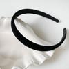 Diadema Negra Estilo Fragante Pequeño Cráneo Alto Pasador Diadema de Esponja de Alta Gama Diadema Coreana Simple para Lavado de Cara Cueva para el Cabello Accesorios para el Cabello Femeninos