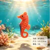 Aquário Peixe Tanque Peixe Artificial Plástico Peixe Falso Coluna d'água Lâmpada Peixe Dourado Tropical Falso Peixe Falso Peixe de Ferro Cavalo Marinho