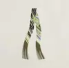 Bufanda con Borla Redonda 130*5 cm, Bufanda de Sarga de Seda Artificial, Cinta para el Cuello de Moda y Versátil, Lazo para Bolso
