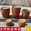 Cesta de bambu trançada antiga estilo antigo cesta de bambu display de vegetais cesta de bambu comercial display de cozinha aberta pá de lixo cesta de chão