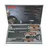 Conjunto de Facas de Aço Inoxidável, Conjunto de Seis Peças, Faca para Frutas com Cabo Revestido, Faca de Cozinha, Faca Combinada de Facas de Cozinha
