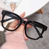 20243 Nuevas Gafas con Montura Negra Artefacto Sencillo Estudiante Montura Anti-Luz Azul Ciber Rojo Anti-Luz Azul Moda Gafas para Estudiantes