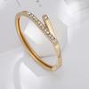 Pulseira Celebridade da Internet 2023 Feminina Banho de Ouro Rosa 18K Aço Titânio Estilo Coreano Simples Estudante Versátil Estilo Frio Pulseira em estoque