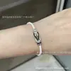 Fred Force10 Fivela de Ferradura Pulseira de Fio de Aço Cravejada de Diamantes Banhada em Ouro Rosa 18K Estilo Unissex Casal Cordão Vermelho para Mão