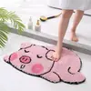 Alfombrilla de Baño Antideslizante de Secado Rápido para Piso de Fábrica, Alfombrilla para Pies, Alfombrilla para Puerta de Inodoro, Alfombrilla Absorbente de Agua para Baño del Hogar