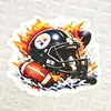 Parches de fútbol americano transfronterizos, llaveros deportivos DIY personalizados de moda, parches acrílicos