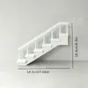Escada em miniatura para casa de bonecas impressa em 3D, cross-border, cena em miniatura, construção, escada simulada, peça decorativa de tamanho grande
