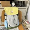 Mochila de Moda Estilo Coreano para Niño, Versátil y con Combinación de Colores Personalizada, Mochila Pequeña para Exteriores, Mochila Escolar para Niña de Jardín de Infancia, Bebé, Moderna