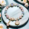 Atacado Pulseira Flor Explosão Margarida Super Fada Joias com Contas Pulseira Feminina de Alto Padrão Joia de Mão Transfronteiriça Pequenos Produtos de Yiwu