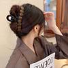 Pinza de Agarre de Ópalo Pinza para el Pelo de la Cabeza para Mujer Disco de Temperamento Pinza Grande para el Pelo Pinza de Tiburón Grande Multi-Amorosa