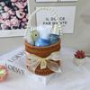 Cesta de almacenamiento tejida similar al ratán, cesta de regalo de frutas, cesta de regalo portátil, regalo de mano de dama de honor, caja vacía, caja de regalo, cesta de flores