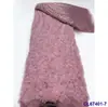 Vestido Retro Francês Plissado Flor Grande Vestido de Casamento Tecido de Renda Tecido de Flor 3D Pena