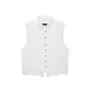 Atacado de Roupas Femininas Transfronteiriças Moda Estilo Europeu e Americano Top Vazado Bordado Meia Saia 7082691 8520726