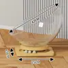 Cápsula Espacial Árvore de Coco Ninho de Gato Universal Quatro Estações Verão Giratório Semi-Fechado Alta Transparência Cama para Gato Brinquedo para Gato 003