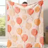 Bestseller transfronterizo de Amazon: Manta de franela con estampados de alce, bruja y calabaza para doble festividad, sofá, fiesta de Navidad