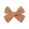 Pinza para el pelo de lazo infantil transfronteriza, color liso, linda hecha a mano, pinza de cocodrilo de cobertura total, accesorio para el cabello, tocado de Amazon 2991