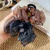 Herramienta para Coleta Alta con Pinza de Garra de Burbuja con Lazo para Mujeres, Adecuada para Cabello Semirecogido, Pinza para Coleta para Cabello Grueso en la Parte Posterior de la Cabeza, Pinza Tiburón para Peinar el Cabello