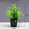 Punto Nuevo Bonsái Plantas de Decoración para el Hogar Pequeños Adornos Flores Artificiales Plantas Verdes Plantas en Maceta Flores Artificiales Fábrica Venta al Por Mayor