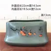 Macetas de Cerámica Directo de Fábrica para el Hogar Rectangulares de Gres Retro Chinas Macetas para Flores Adornos de Sala de Estar Macetas para Bonsái