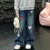 Conjunto de Roupa para Meninas Primavera e Outono 2026 Novo Estiloso Moletom Jeans de Perna Larga Conjunto de Duas Peças Para Crianças Médias e Grandes Moda Casual Tendência