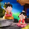 Figurita de Dama Hanfu Estilo Chino Tradicional Dinastía Tang Niña Regalo Cultural y Creativo para Atracciones Turísticas Decoración de Escritorio para el Hogar