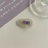 Franja Roxo Ácido Acético Pequeno Grampo de Cabelo Feminino Estilo Mori Xianmei Bico de Pato Grampo de Cabelo Acessório de Cabelo Celebridade da Internet Grampo Lateral para Franja Quebrada Grampo de Cabelo