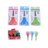 Tijeras para Estudiantes con Regla, Mango de Colores, Tijeras para Manualidades DIY, Corte de Papel, Uso de Oficina